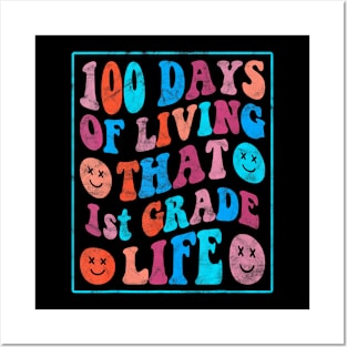 100 Days Of Living That 1St Grade Life 100 Days Of School Posters and Art